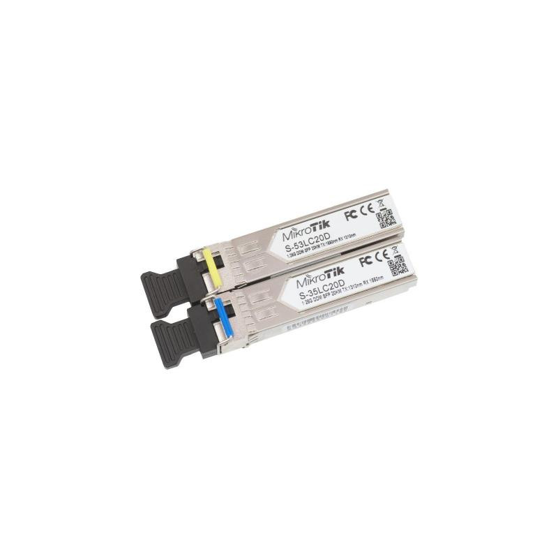 Модуль SFP Mikrotik S-35/53LC20D, 1.25 G, 20 км, LC (S-3553LC20D)