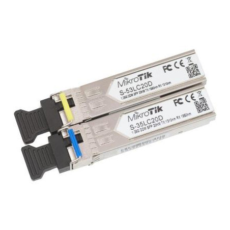 Модуль SFP Mikrotik S-35/53LC20D, 1.25 G, 20 км, LC (S-3553LC20D)