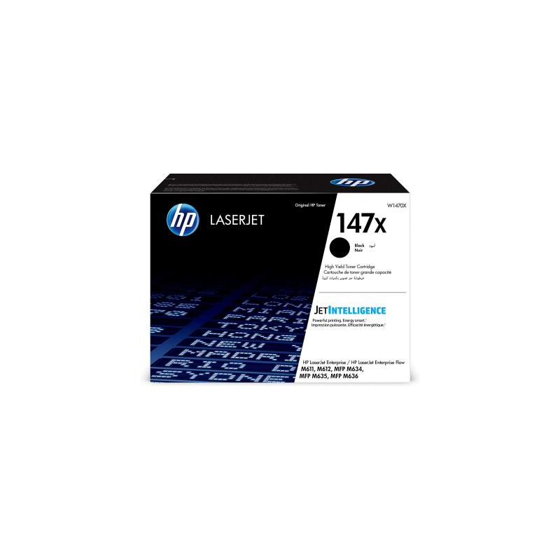 Картридж HP LJ  147X Black 25.2K (W1470X)