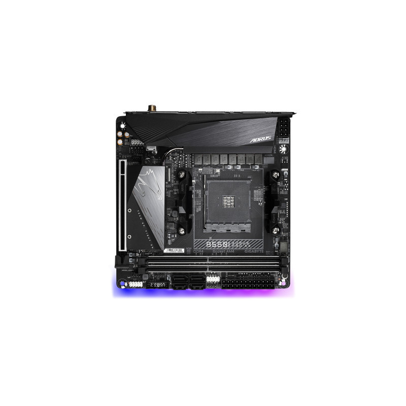 Материнська плата GIGABYTE B550I AORUS PRO AX