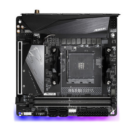 Материнська плата GIGABYTE B550I AORUS PRO AX