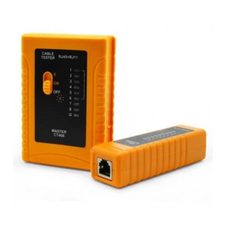 Тестер кабельний RJ-45/RJ-12/RJ-11 Merlion (CT468)