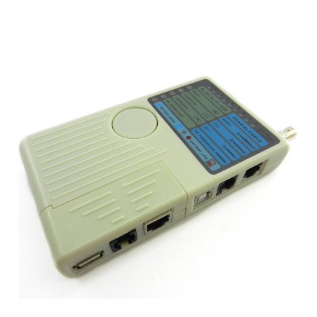 Тестер кабельний RJ-45/RJ-12/RJ-11/BNC/USB Merlion (NT-T040)
