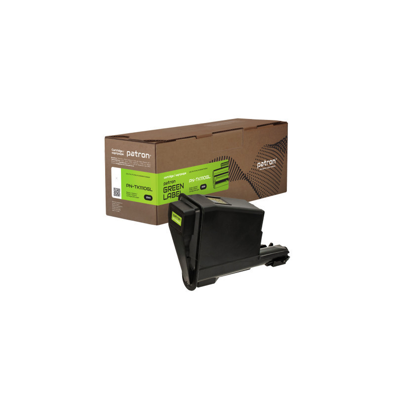 Тонер-картридж Patron KYOCERA TK-1110 GREEN Label (PN-TK1110GL)