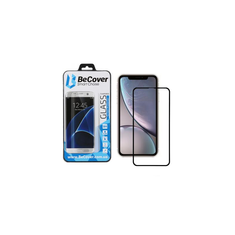 Скло захисне BeCover Apple iPhone 11 Black (704103)