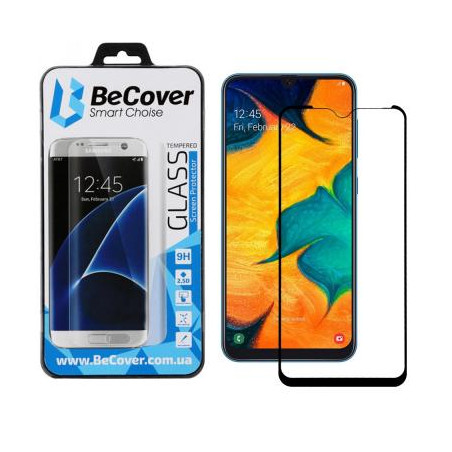 Скло захисне BeCover Samsung Galaxy A30/A30s 2019 SM-A305/SM-A307 Black (703442)
