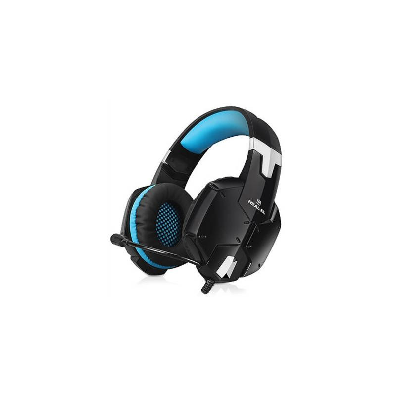 Навушники REAL-EL GDX-7500 Black/Blue (EL124100015)