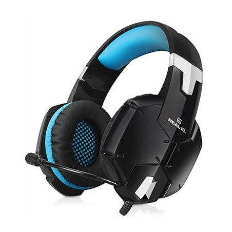 Навушники REAL-EL GDX-7500 Black/Blue (EL124100015)