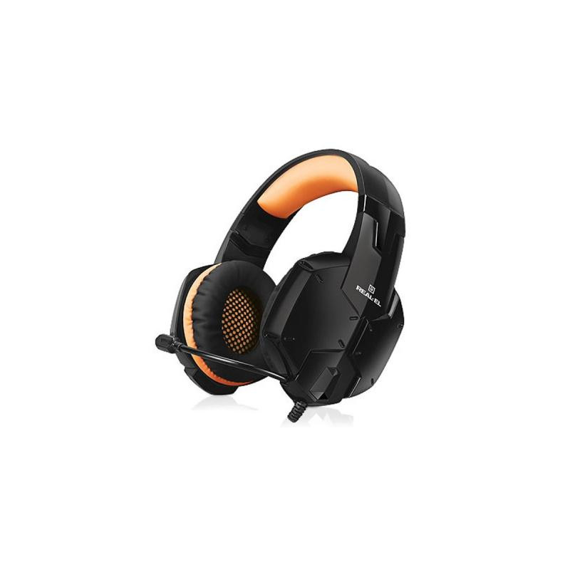 Навушники REAL-EL GDX-7700 Surround 7.1 Black/Orange (EL124100016)