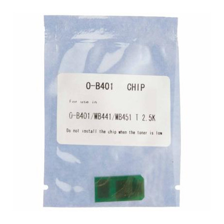 Чип для картриджа OKI B401/MB441/MB451 2.5К Black WWM (JYD-OKIB401T)