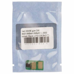 Чип для картриджа OKI B401/MB441/MB451 2.5К Black WWM (JYD-OKIB401T)