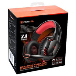 Навушники REAL-EL GDX-8000 Vibration Surround 7.1 Backlit (EL124100017)
