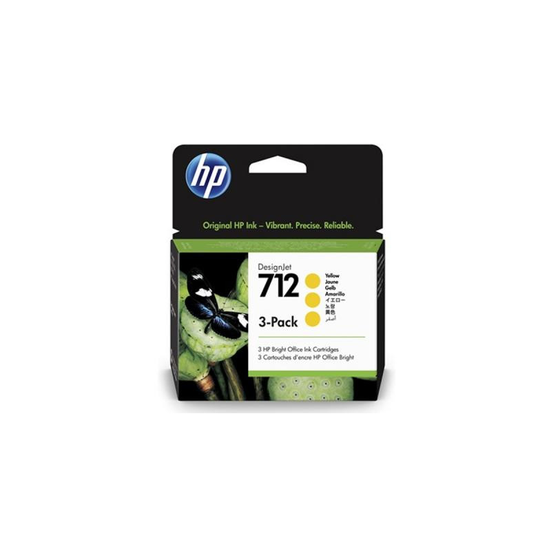 Картридж HP DJ No.712 DesignJet Т230/Т630 3-Pack 29-ml Yellow (3ED79A)