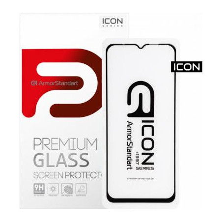 Скло захисне Armorstandart Icon Xiaomi Redmi 9 Black (ARM56279)