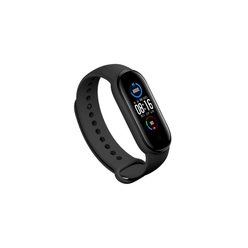 Ремінець до фітнес браслета BeCover Silicone для Xiaomi Mi Smart Band 5 Black (705062)