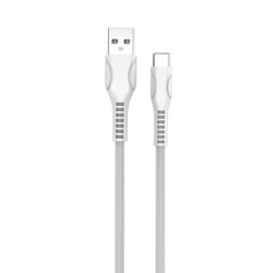 Дата кабель USB 2.0 AM to USB-C 1.0m line-drawing white ColorWay (CW-CBUC029-WH)