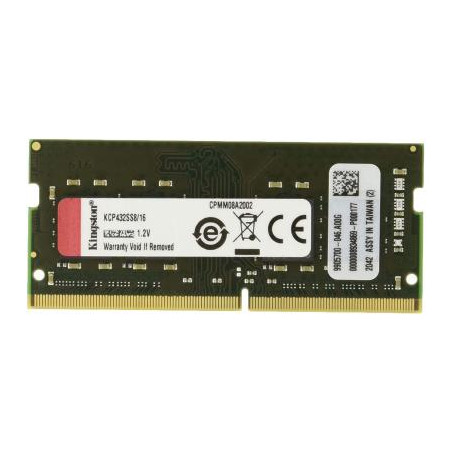 Модуль пам'яті для ноутбука SoDIMM DDR4 16GB 3200 MHz Kingston (KCP432SS8/16)