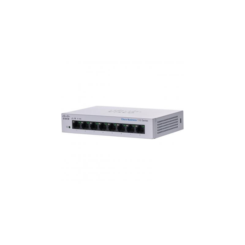 Комутатор мережевий Cisco CBS110-8T-D-EU