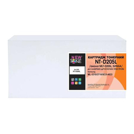Картридж NewTone Samsung ML-3310/3710/SCX-4833, MLT-D205L/SU965A Black (NT-D205L)