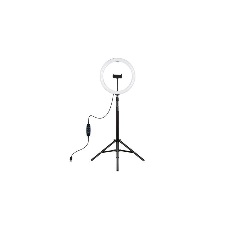 Набір блогера Puluz Ring USB LED lamp PKT3061B 11.8" + tripod 1.65 м (PKT3061B)