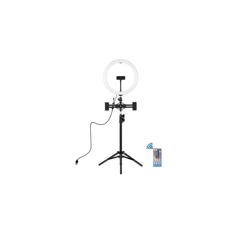 Набір блогера Puluz Ring USB LED lamp PKT3068B 11.8" + tripod 1.1 м (PKT3068B)