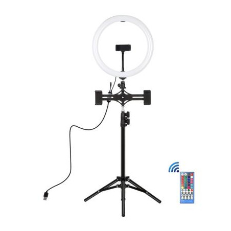 Набір блогера Puluz Ring USB LED lamp PKT3068B 11.8" + tripod 1.1 м (PKT3068B)