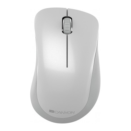 Мишка Canyon MW-11 Wireless Pixart White Grey (CNE-CMSW11PW)