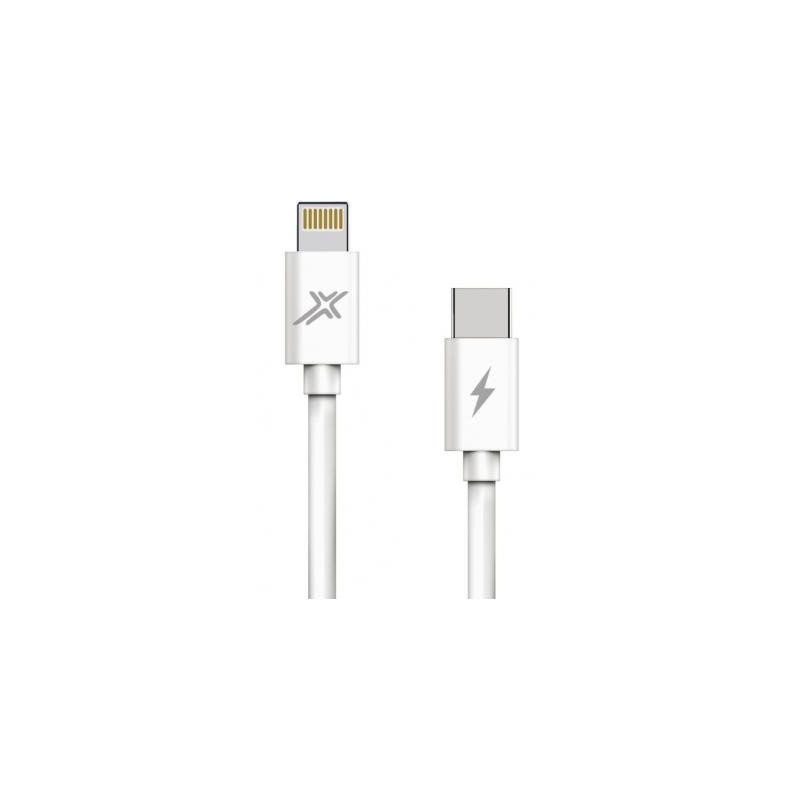 Дата кабель USB-C to Lightning 1.2m white Grand-X (CL-07)