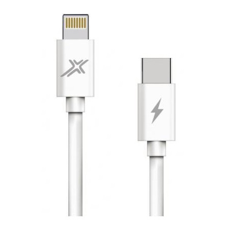 Дата кабель USB-C to Lightning 1.2m white Grand-X (CL-07)