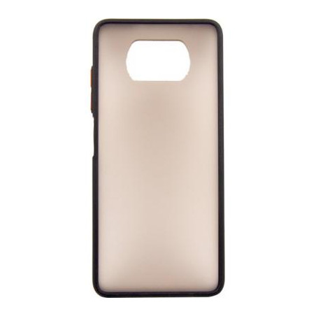 Чохол до мобільного телефона Dengos Matt POCO X3, black (DG-TPU-MATT-68)
