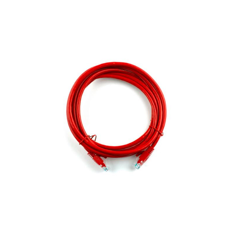 Патч-корд 15м, RJ-45, Cat.5e, CU, мідь, червоний Ritar (PCR-CU/15Rd / 04298)