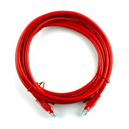 Патч-корд 15м, RJ-45, Cat.5e, CU, мідь, червоний Ritar (PCR-CU/15Rd / 04298)