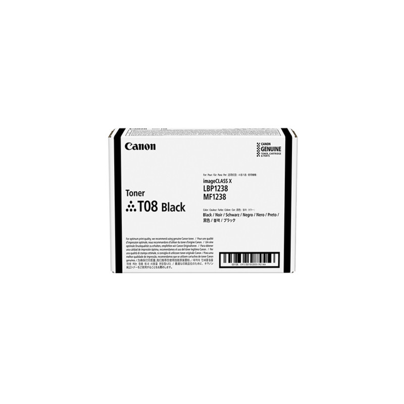 Тонер-картридж Canon T08 Black (3010C006AA)