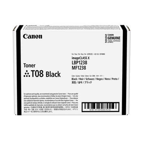 Тонер-картридж Canon T08 Black (3010C006AA)