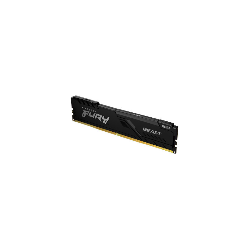 Модуль пам'яті для комп'ютера DDR4 8GB 3200 MHz Fury Beast Black Kingston Fury (ex.HyperX) (KF432C16BB/8)