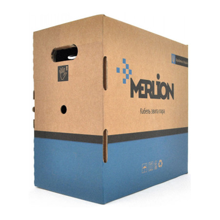 Кабель мережевий Merlion UTP 305м КВП 4*2*0,54, cat.6 [СCA] (02079)