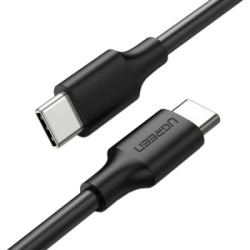 Дата кабель USB-C to USB-C 1.0m USB3.1 Gen2 US355 5A Alum. (Black) Ugreen (80150)