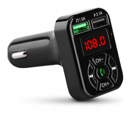 FM модулятор Havit HV-FM807BT Black