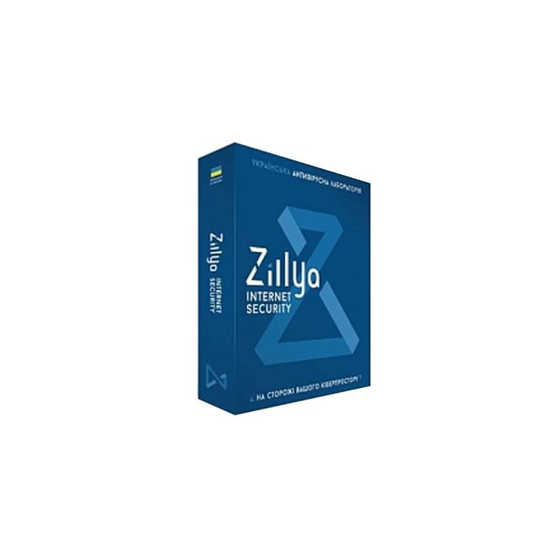 Антивірус Zillya! Internet Security 2 ПК 1 год новая эл. лицензия (ZIS-1y-2pc)