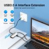 Концентратор Vention USB3.1 Type-C -- HDMI/VGA/USB 3.0/PD 100W Hub 4-in-1 (TOAHB)