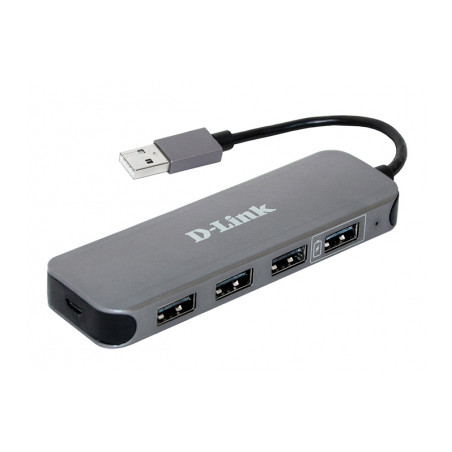 Концентратор D-Link DUB-H4 4xUSB2.0, USB2.0 (DUB-H4)
