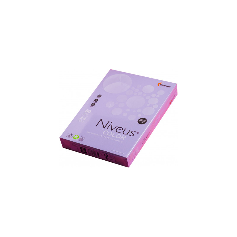 Папір Mondi Niveus COLOR intensive Purple A4, 80g, 500sh (A4.80.NVT.LA12.500)