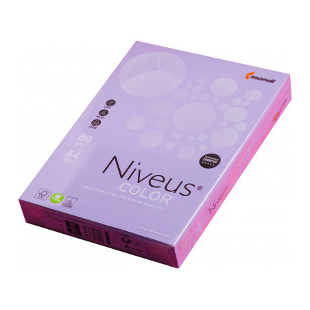 Папір Mondi Niveus COLOR intensive Purple A4, 80g, 500sh (A4.80.NVT.LA12.500)