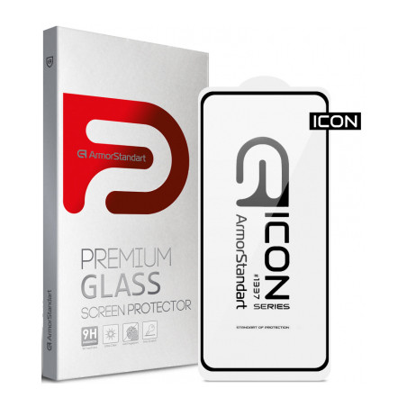 Скло захисне Armorstandart Icon Xiaomi Redmi Note 10 5G/Poco M3 Pro Black (ARM59304)