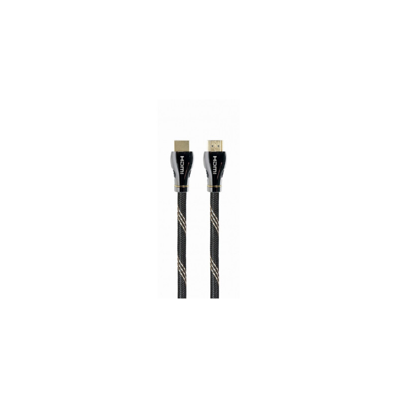 Кабель мультимедійний HDMI M to HDMI M 1.0m V2.1 Premium Cablexpert (CCBP-HDMI8K-1M)
