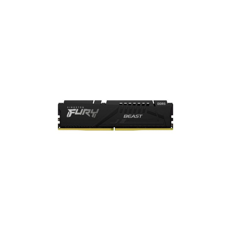 Модуль пам'яті для комп'ютера DDR5 16GB 5200 MHz Beast Black Kingston Fury (ex.HyperX) (KF552C40BB-16)