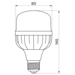Лампочка TITANUM A80 20W E27 6500К (TL-HA80-20276)