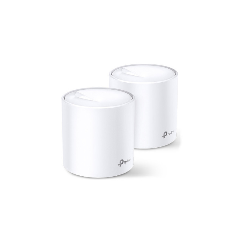 Точка доступу Wi-Fi TP-Link DECO X20 2PK AX1800 1xGE LAN 1xGE WAN MU-MIMO OFDMA MESH (DECO-X20-2-PACK)