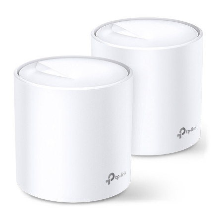 Точка доступу Wi-Fi TP-Link DECO X20 2PK AX1800 1xGE LAN 1xGE WAN MU-MIMO OFDMA MESH (DECO-X20-2-PACK)