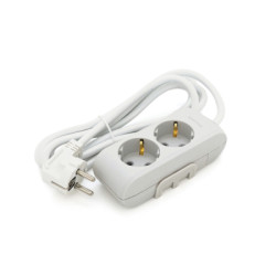 Мережевий подовжувач Panasonic X-tendia із заземленням 2 розетки, 2м (WLTB04222GR-UA)